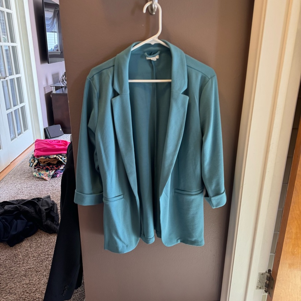 Maurices Blue Blazer Lightweight Suit Jacket
